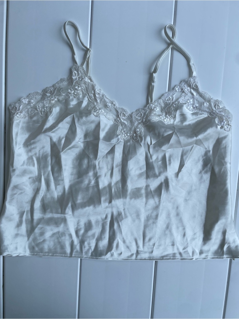 Vintage Victoria Secret Silk Cami Slip Top, Size M